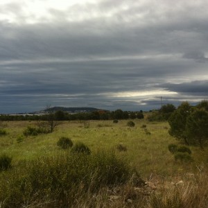 vue de la villa loupian