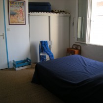 quartier haut T2 chambre lit double