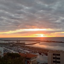 vue port GRH4-Sète lerver du jour